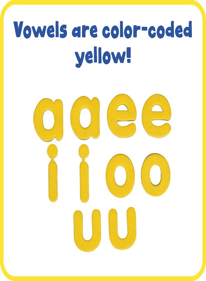 READY 2 LEARN Magnetic Alphabet - Lowercase - 52 Letters - Kids Foam Letter Magnets for the Classroom, Refrigerator or White Board - Large Magnets for Better Attraction - Image 4